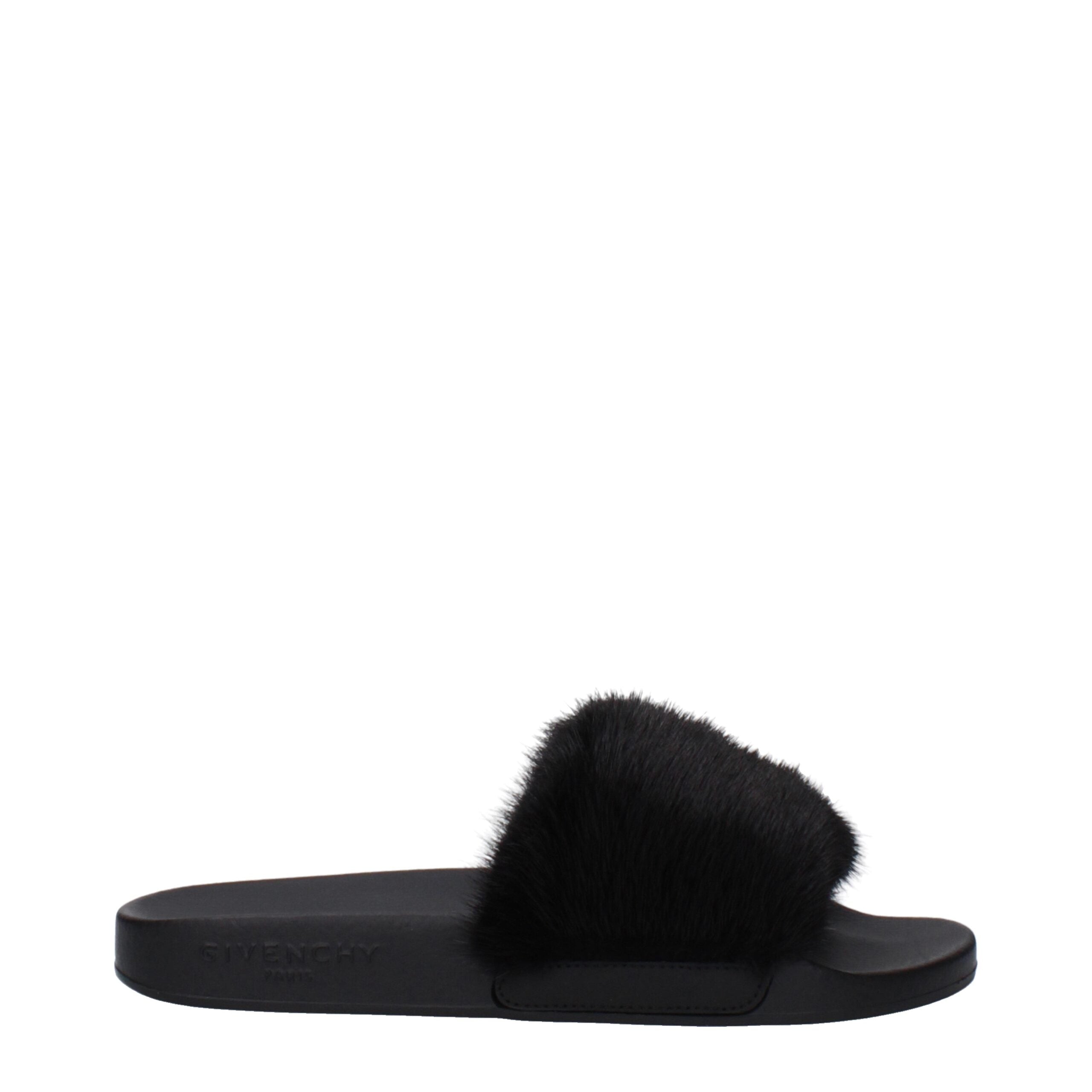 Givenchy Black Cotton Slipper